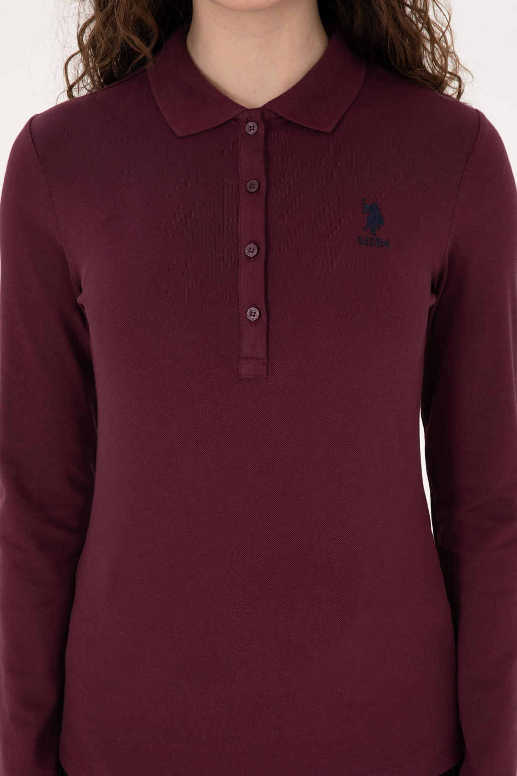 Kad_n Bordo Basic Sweatshirt - U.s. polo assn фото 6