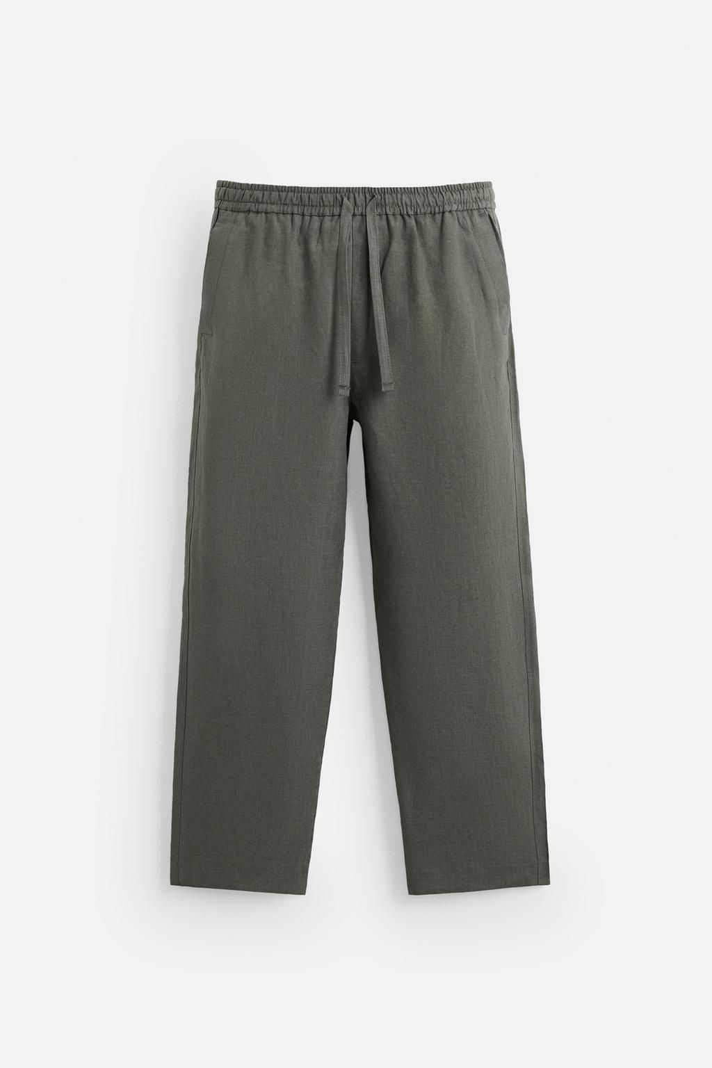 100% LINEN TROUSERS - Zara фото 41