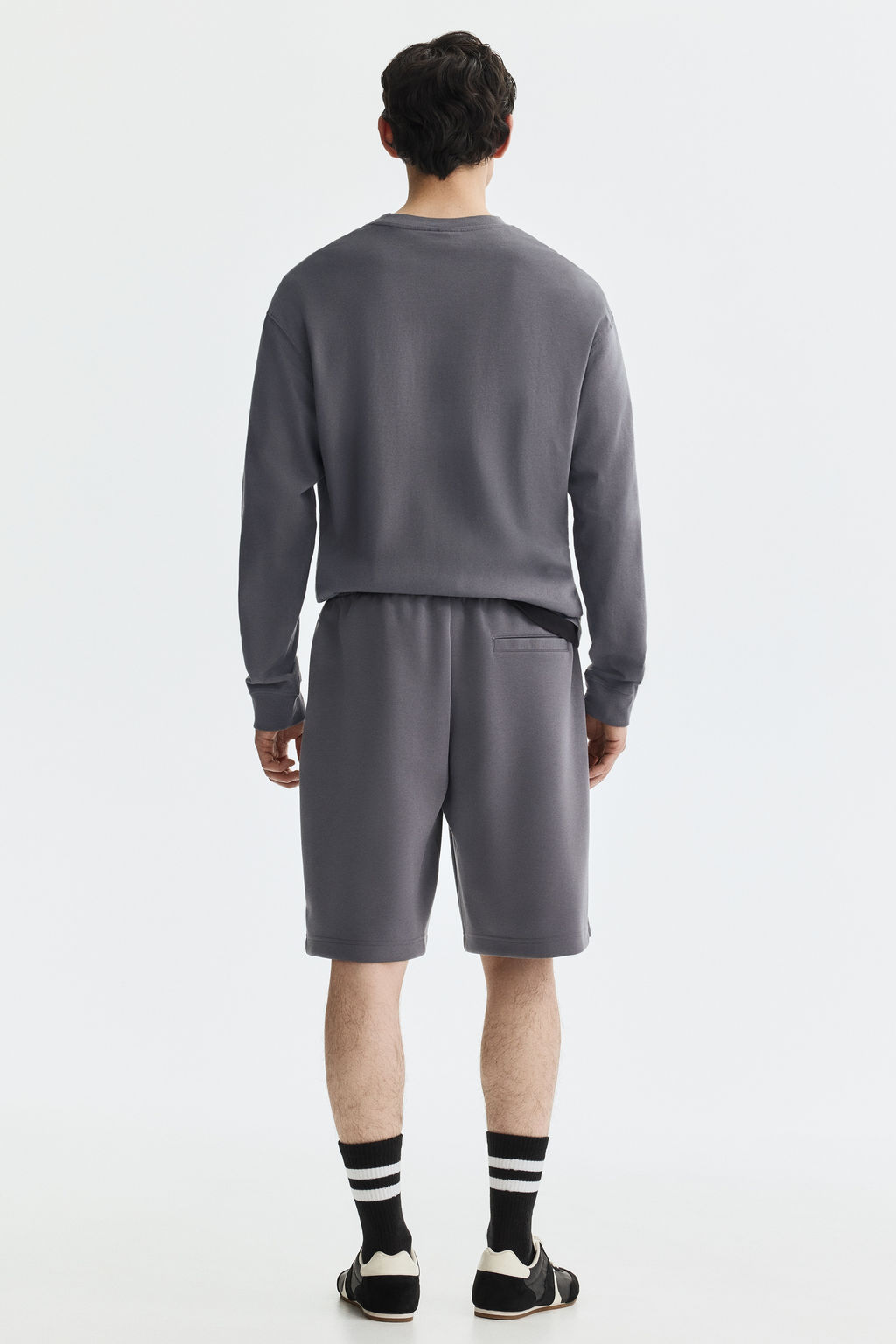 Pantal?n corto interlock Relaxed Fit - H&m фото 8