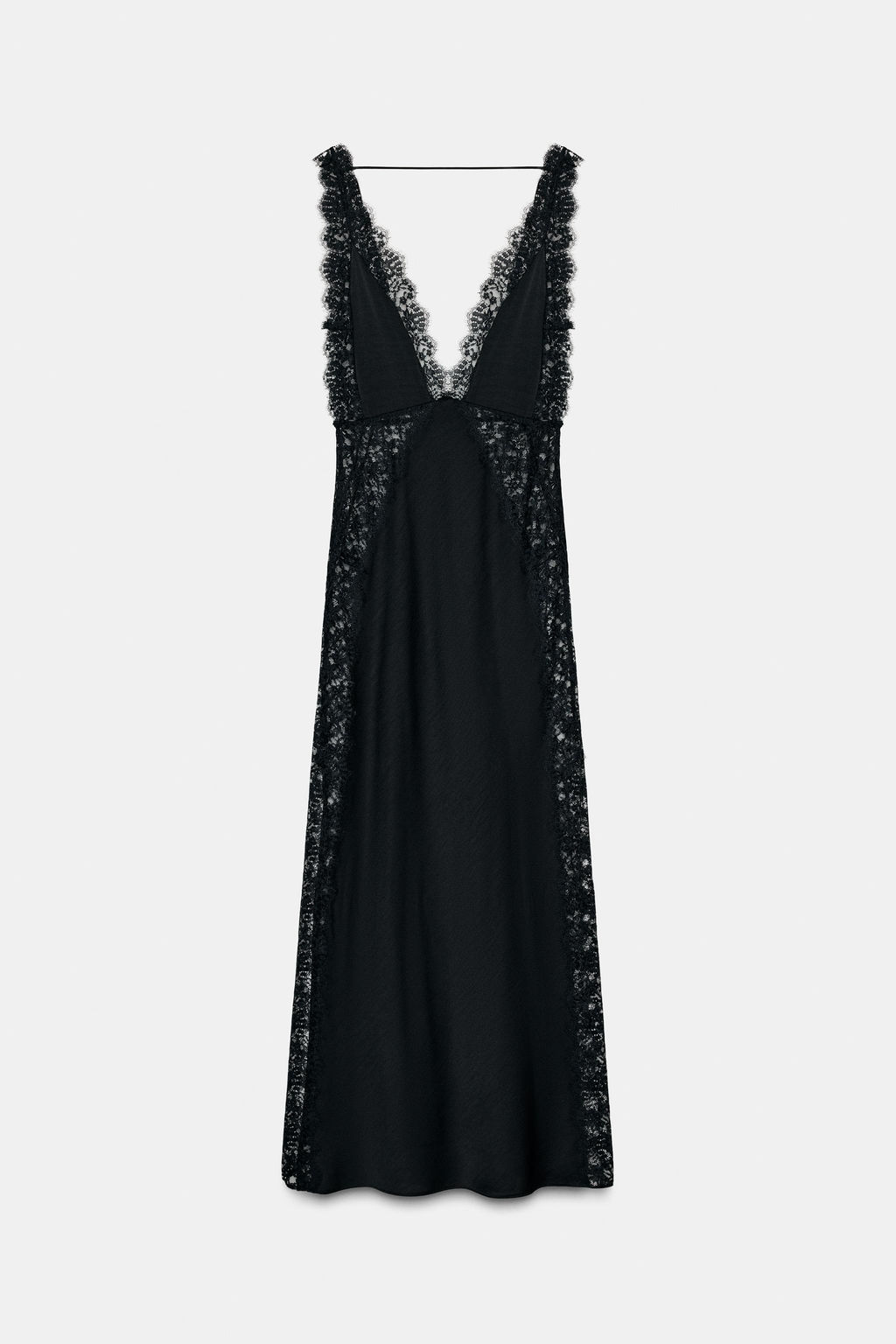 ZW COLLECTION LIMITED EDITION SATIN LACE DRESS - Zara фото 2