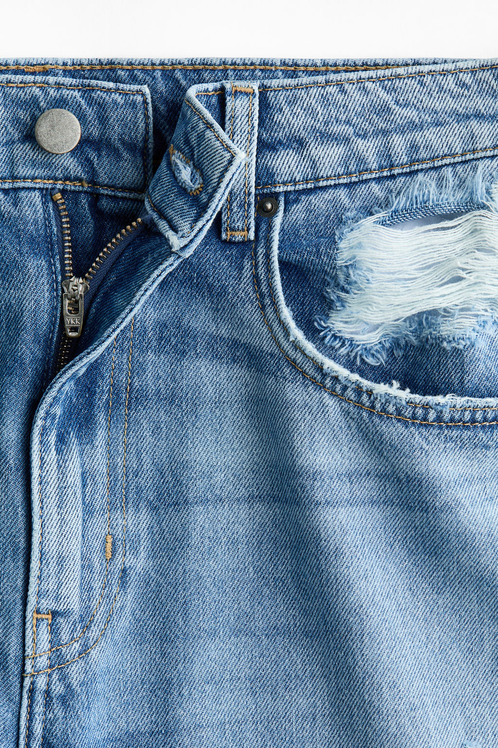 Barrel Leg Regular Jeans - H&m фото 7