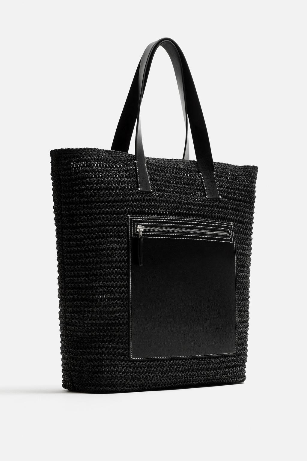 WOVEN SHOPPER BAG - Zara фото 8