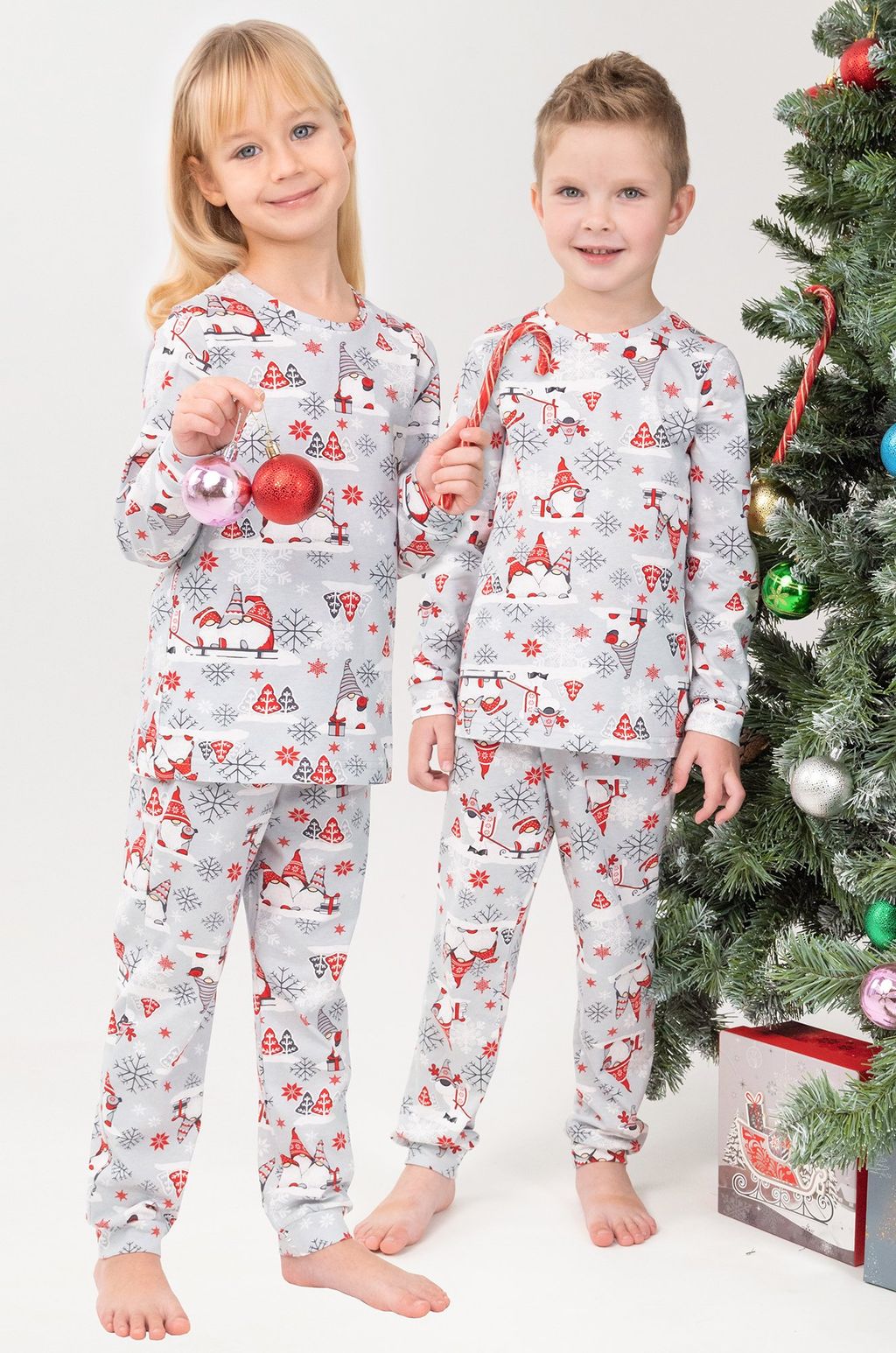 Детская новогодняя пижама Happy Fox  фото 3