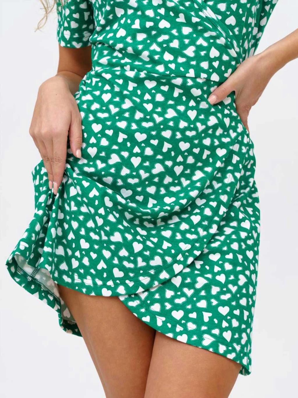 Халат женский Текс-Плюс, цвет зеленый