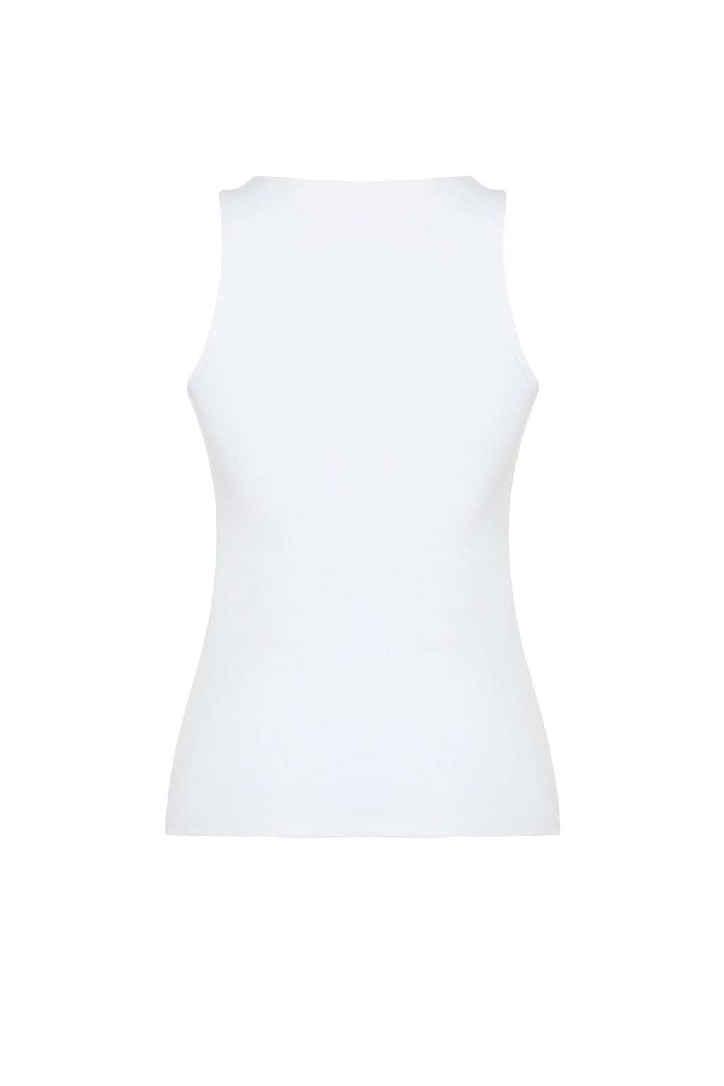 Trendyolmilla Beyaz Toparlay?c? 2 Katl? Ici Pedli Spor Sutyenli Kare Yaka Orme Spor Ust/Bluz THMSS24BZ00002  фото 8