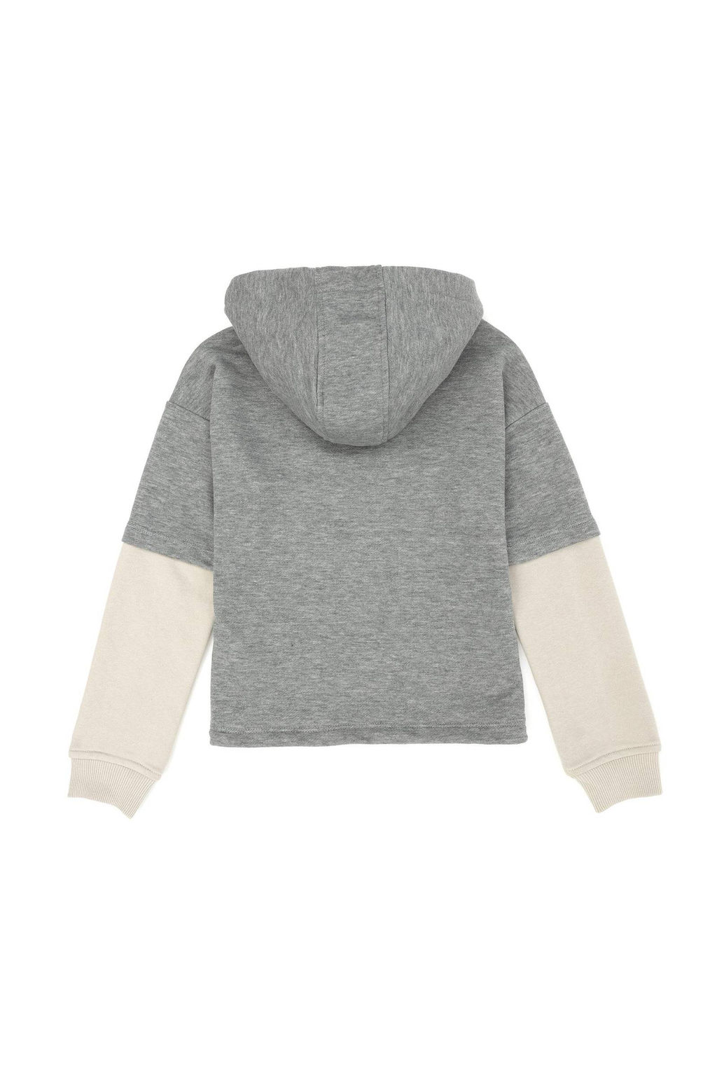 U. S. Polo Assn / Детский серый меланжевый свитшот с капюшоном - U.s. polo assn фото 2