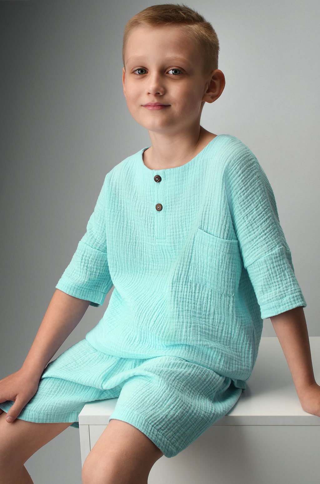 Костюм для мальчика из муслина Happyfox - Happy fox фото 3