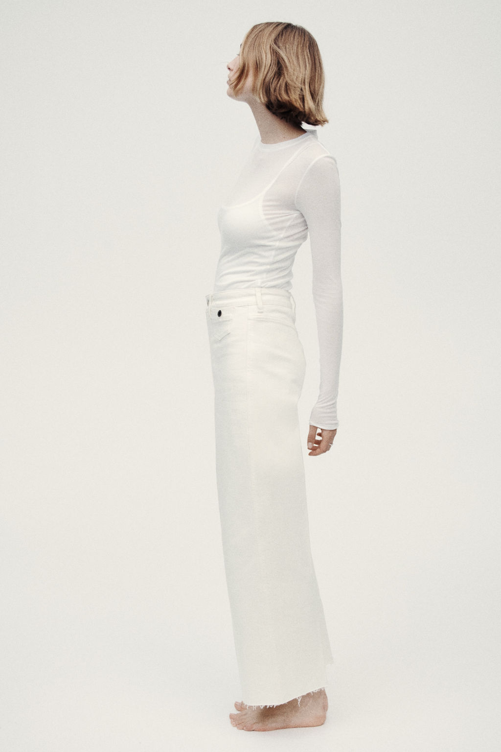 Wide High Waist Ankle Jeans - H&m фото 12