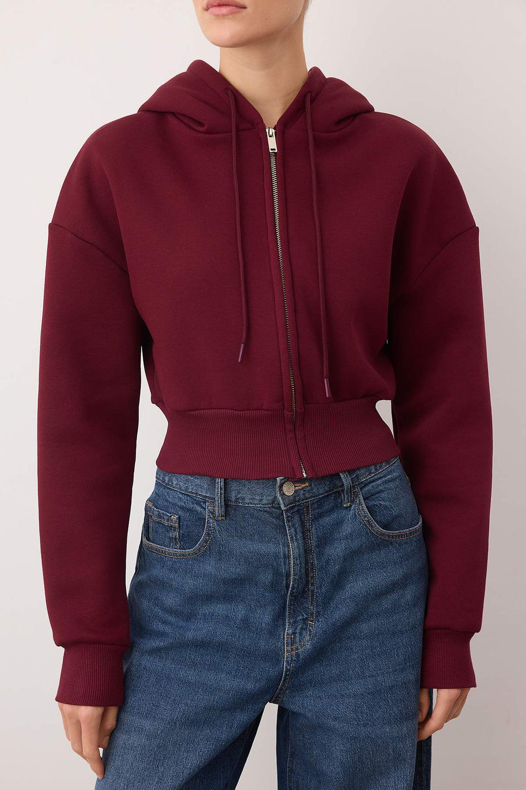 Murdum Crop Oversize Orme Sweatshirt TWOAW25SW00302