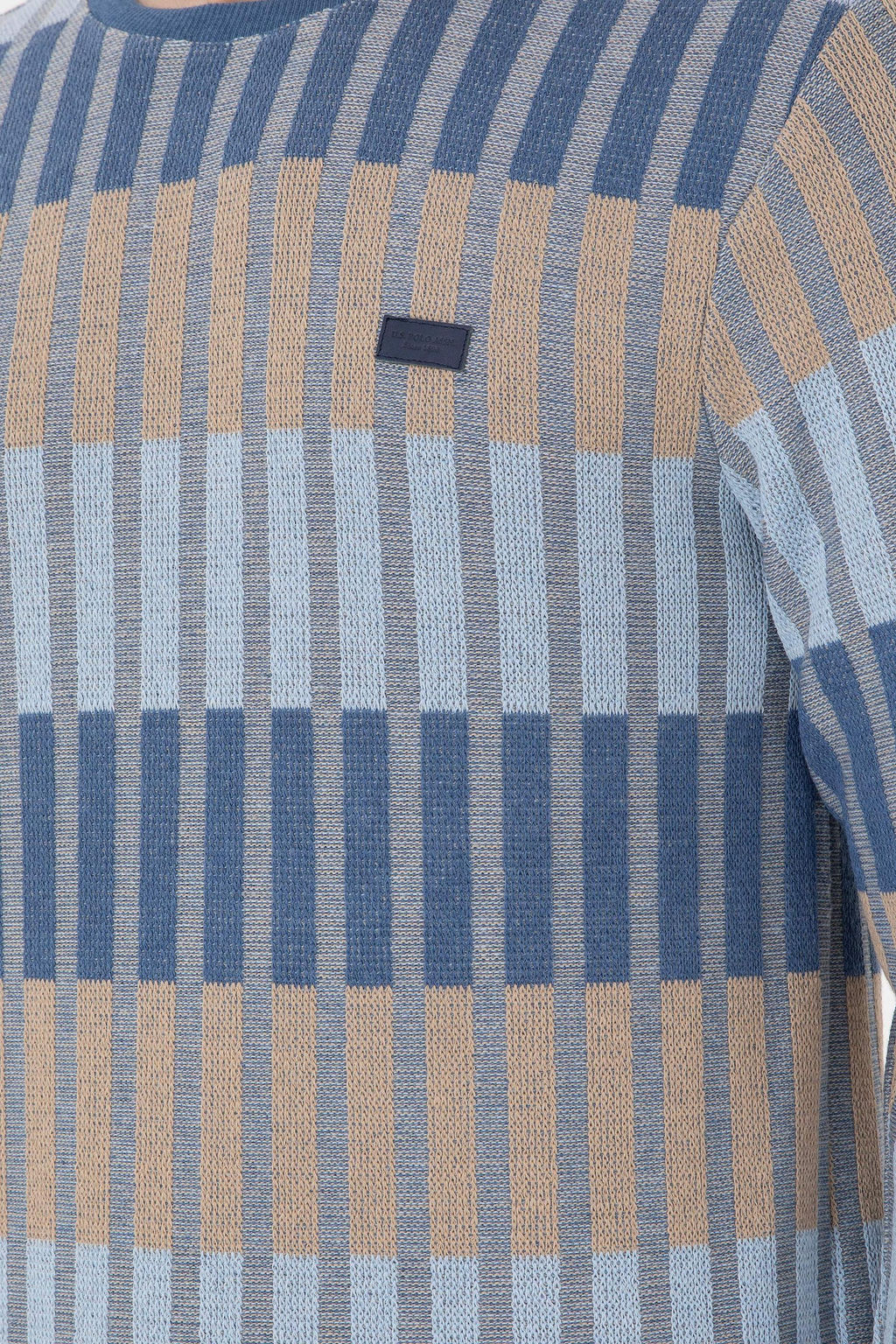 Erkek Regular Fit Bisiklet Yaka Krem Sweatshirt
