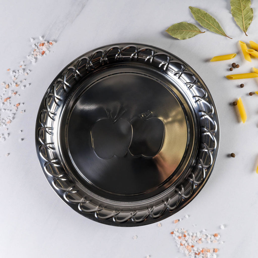 Блюдо 31 см металл с декором Яблоки /h=2.5/ DF-1130 /уп 200/ 0.135 - Галеонтрейд фото 16