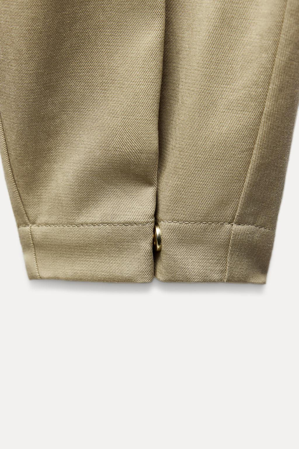 DARTED BAGGY TROUSERS - Zara фото 9