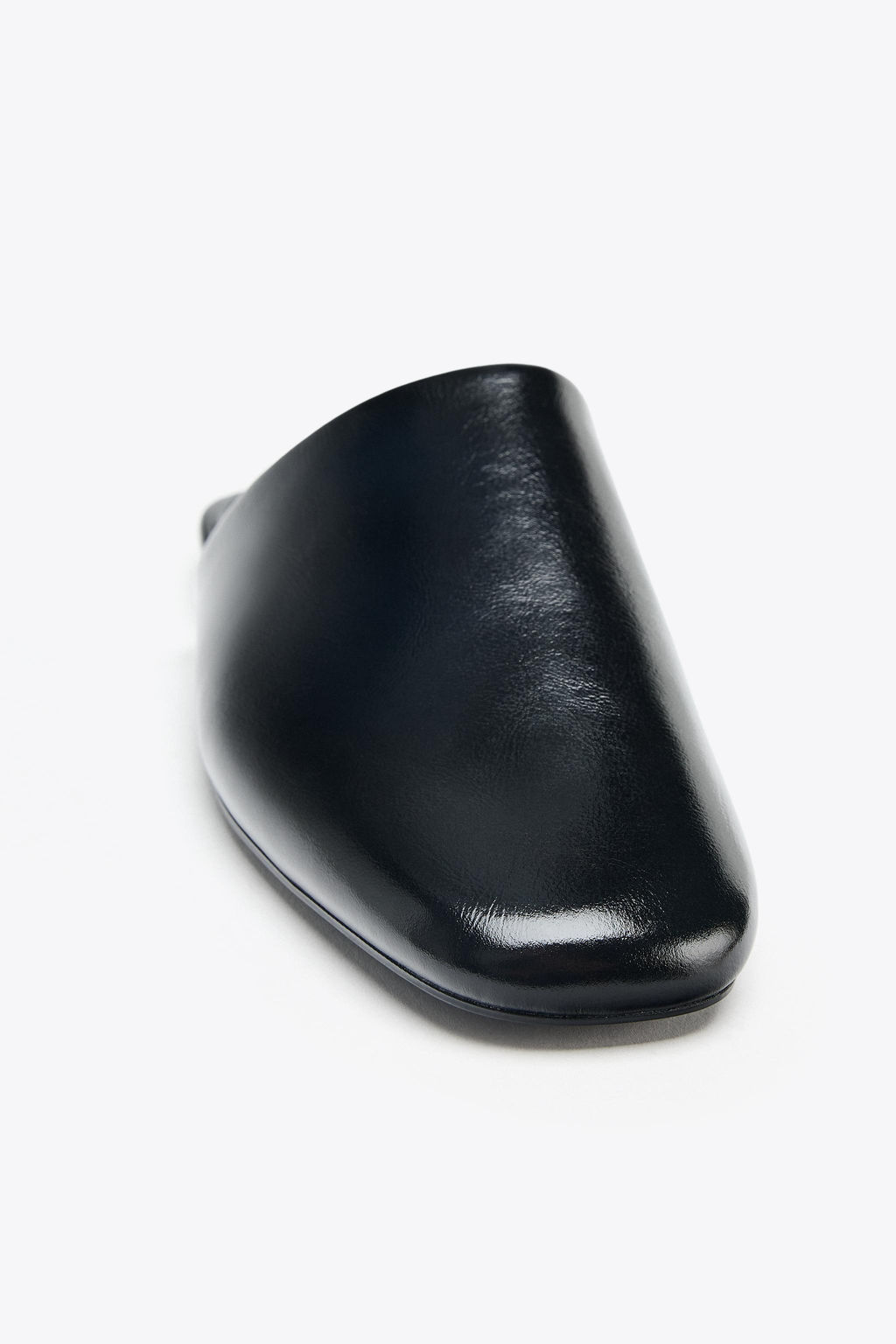 LEATHER SLINGBACK SHOES - Zara фото 5