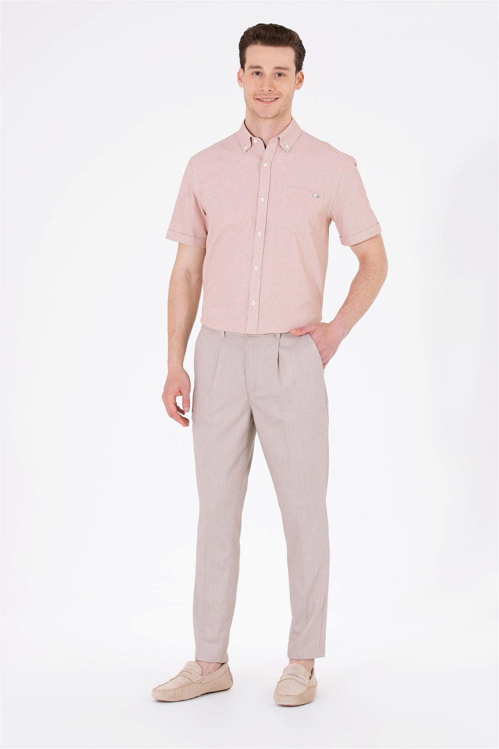 U. S. Polo Assn / Мужская рубашка с коротким рукавом - U.s. polo assn фото 11
