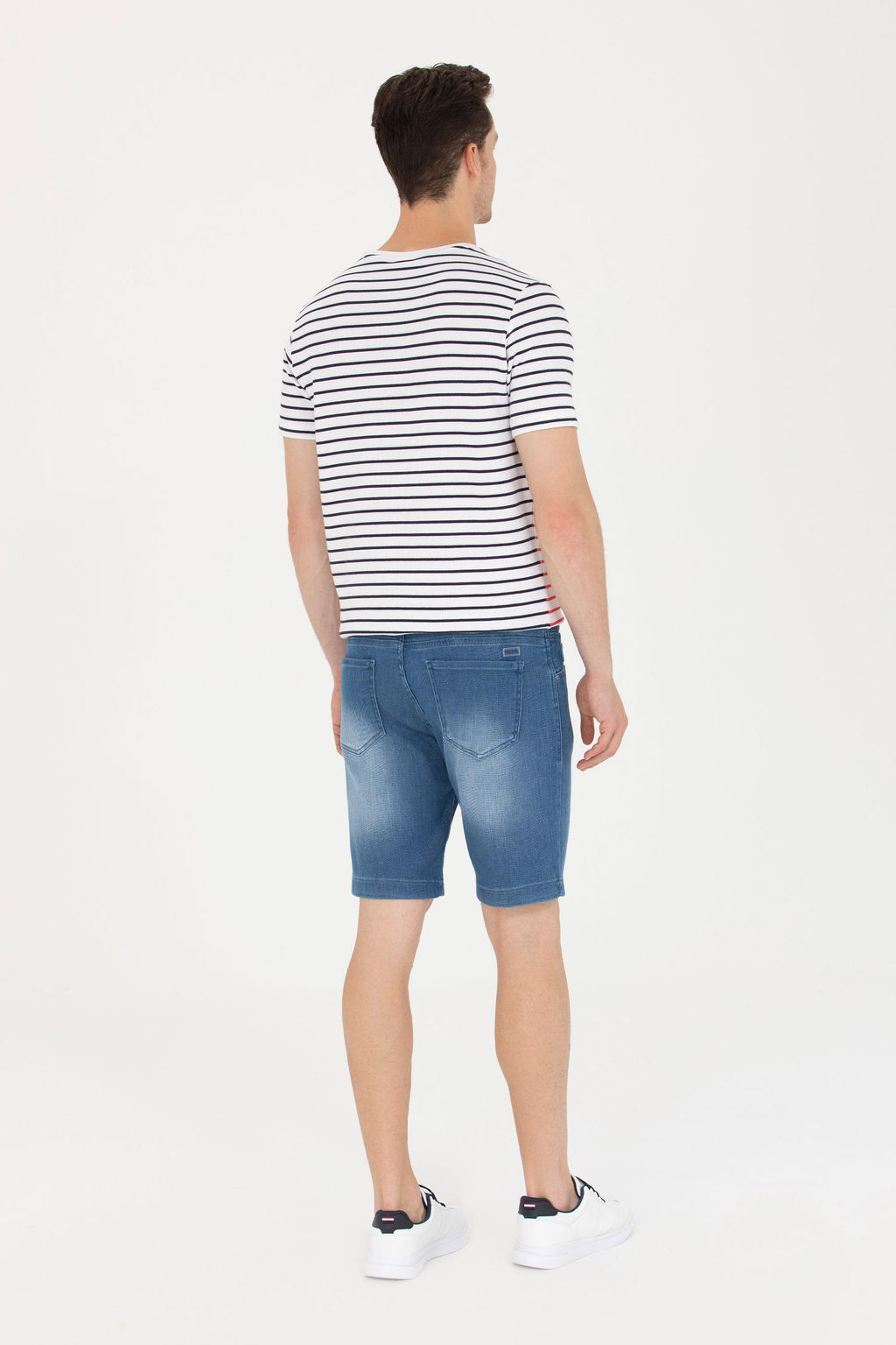 U. S. Polo Assn Мужские синие джинсовые шорты - U.s. polo assn фото 4