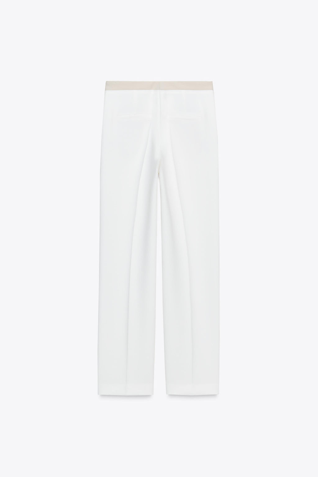 STRAIGHT-LEG TROUSERS WITH CONTRAST WAIST - Zara фото 15