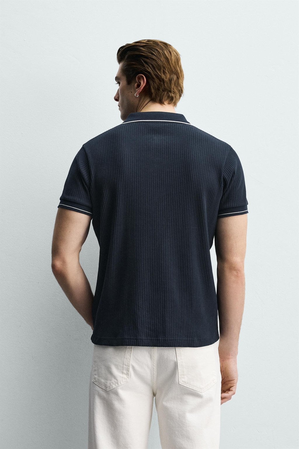 POLO CANAL? REGULAR FIT / Marino - Zara фото 3