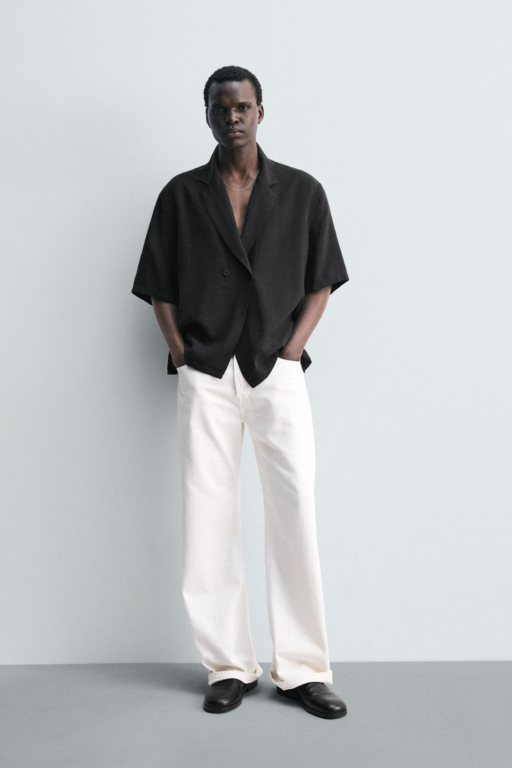 FLOWING KIMONO SHIRT