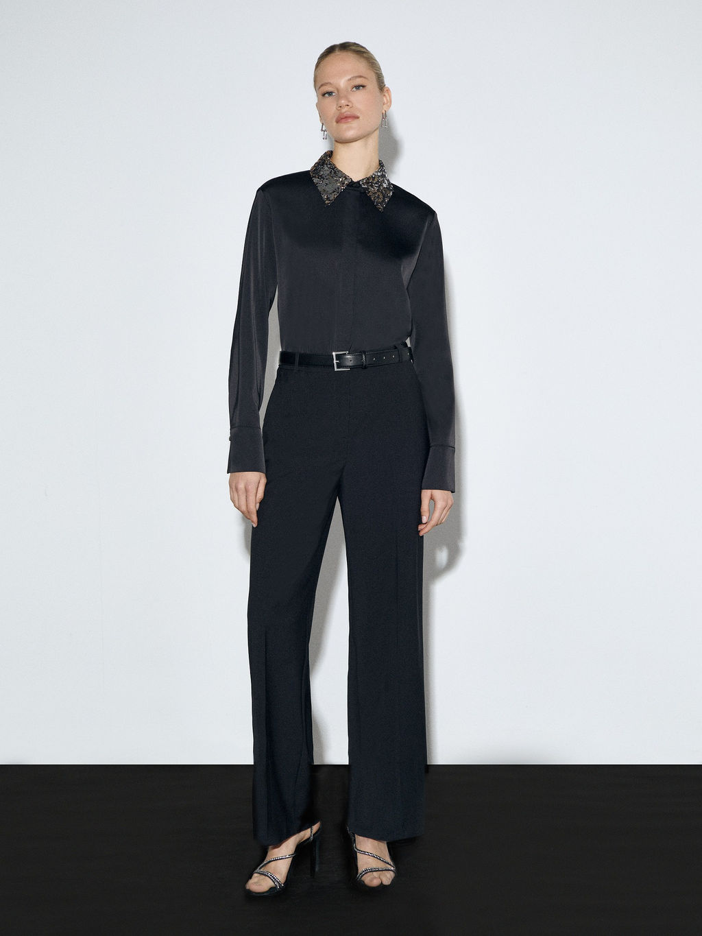 ЕМКА / Рубашка с декоративным воротником - Emka фото 2