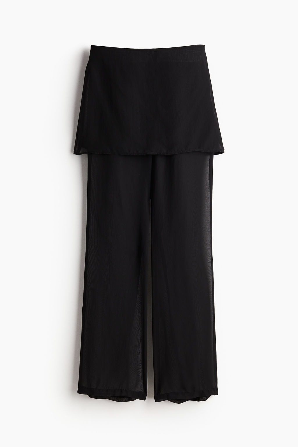Pantalon de gasa con falda superpuesta - H&m фото 7