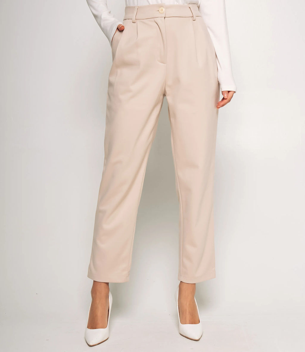 Брюки #ОКТ165004, светло-бежевый