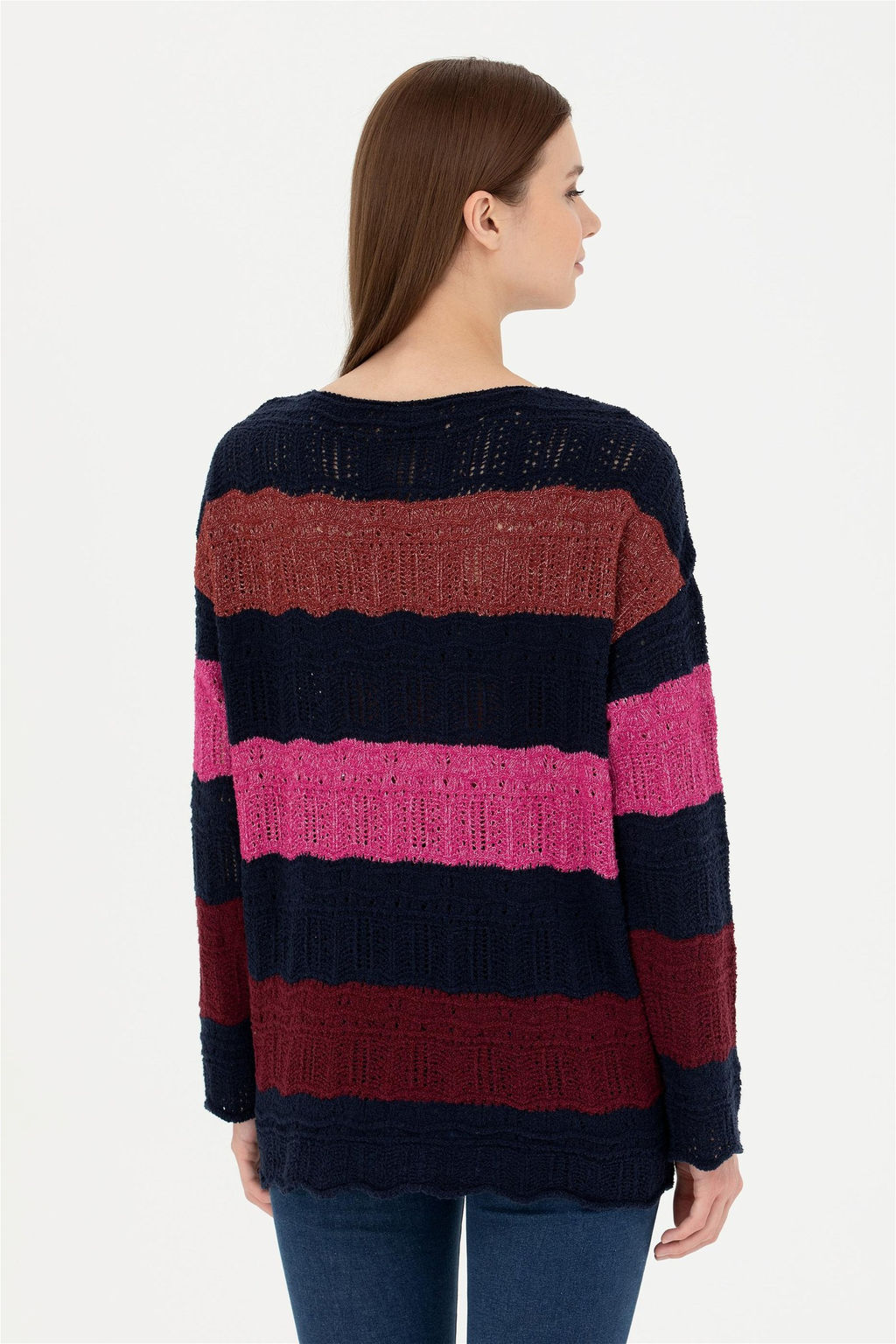 Женский темно-синий свитер - U.s. polo assn фото 5