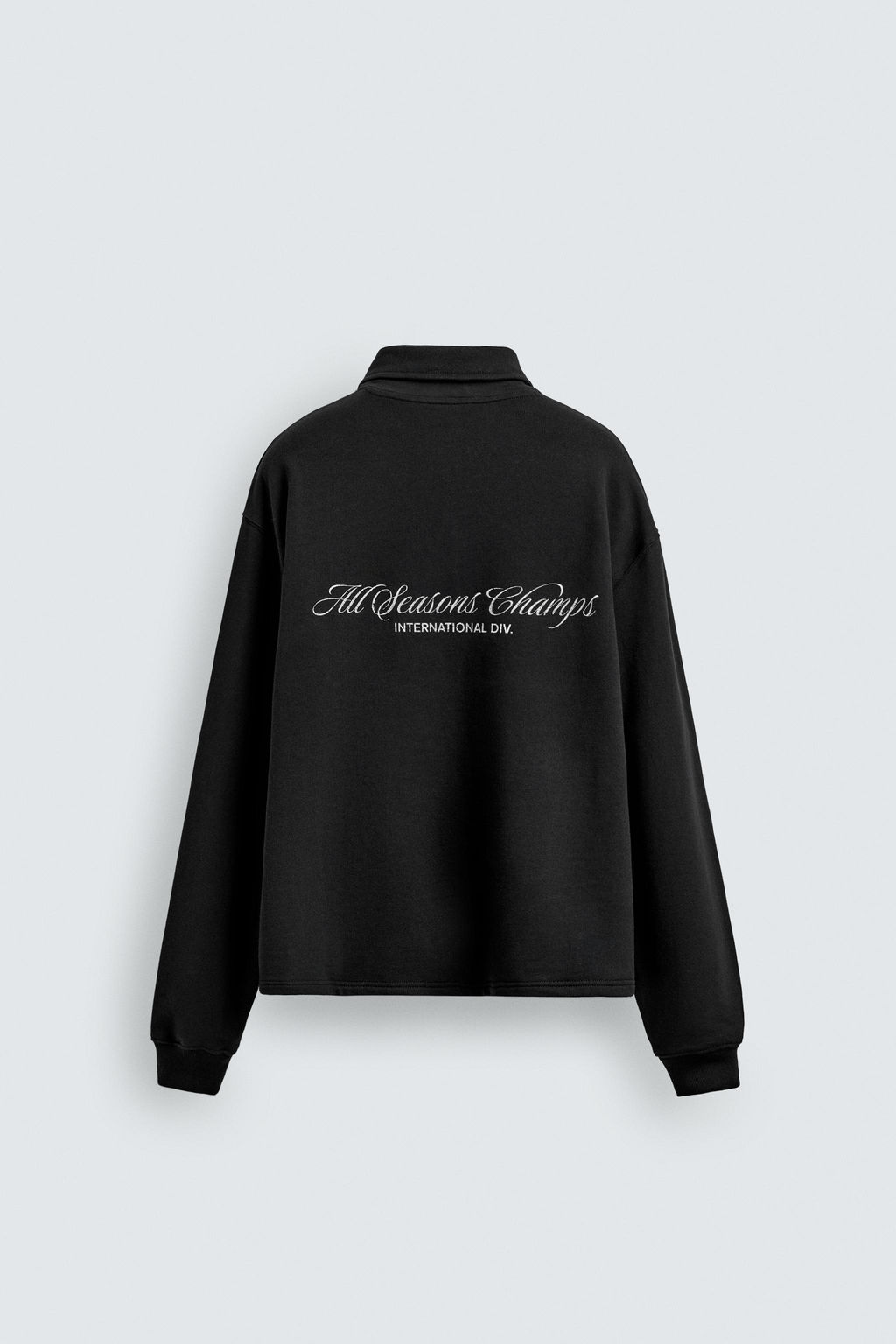 QUARTER-ZIP PRINTED SWEATSHIRT - Zara фото 16