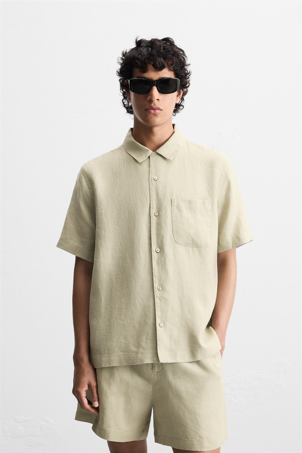 100% LINEN SHIRT - Zara фото 2