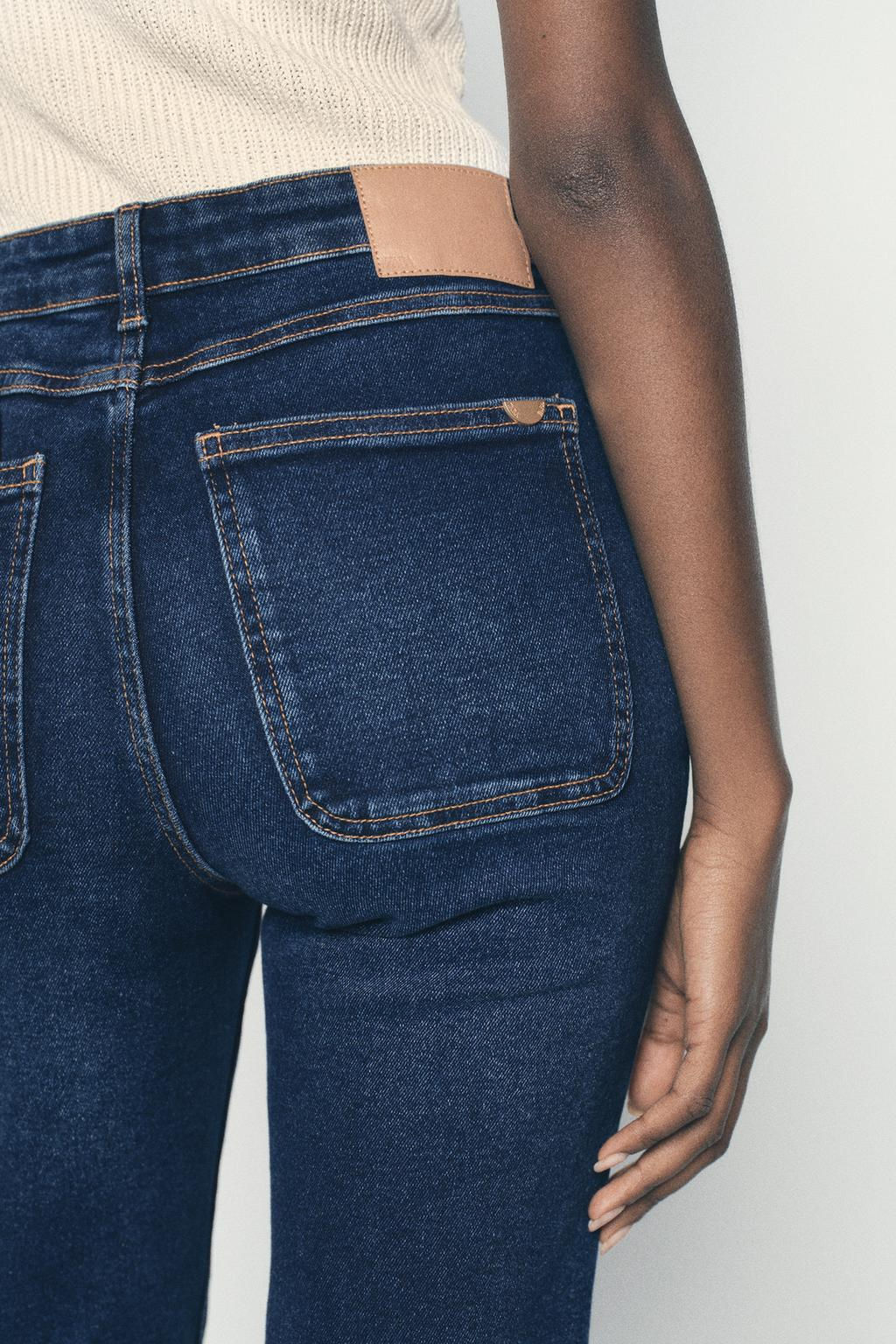 Z1975 HIGH-WAIST MINI FLARE JEANS - Zara фото 5