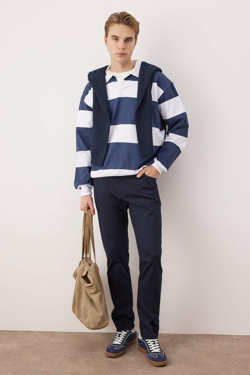 Haki Erkek Dokulu Kumas Pantolon TMNAW26PL00027 - Trendyolmilla фото 10