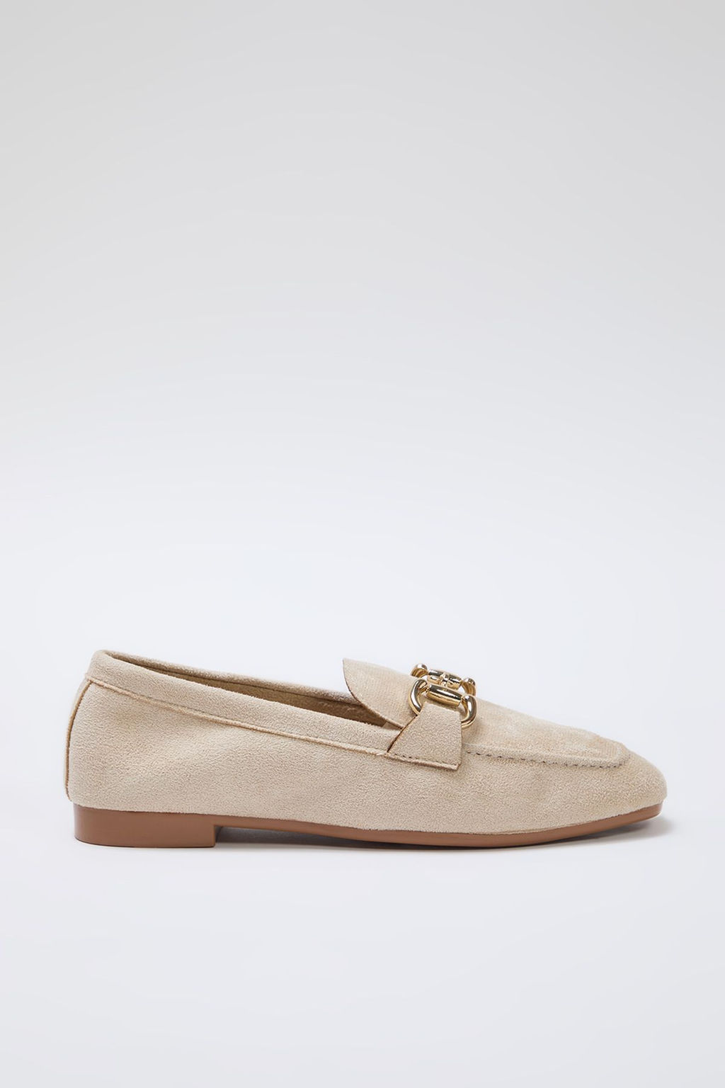 Trendyol Shoes Bej Suet Aksesuar Detayl? Kad?n Loafer Ayakkab? TAKSS25LA00000 - Trendyolmilla фото 14