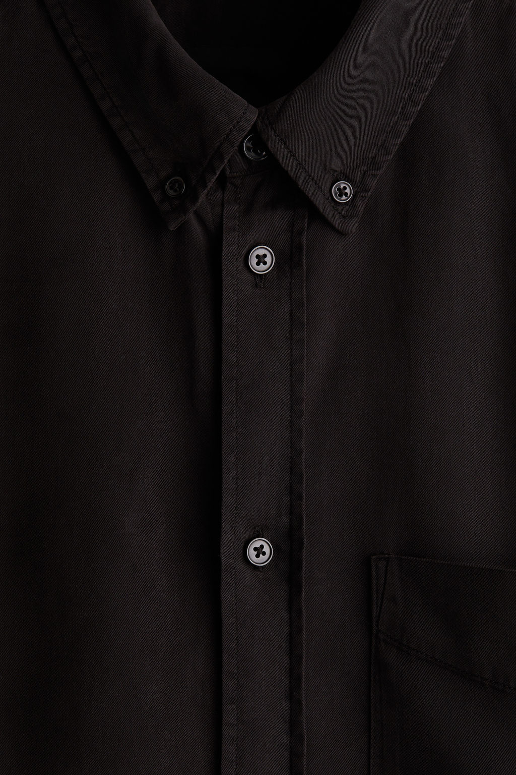 Camisa con tapeta de botones Loose Fit - H&m фото 2
