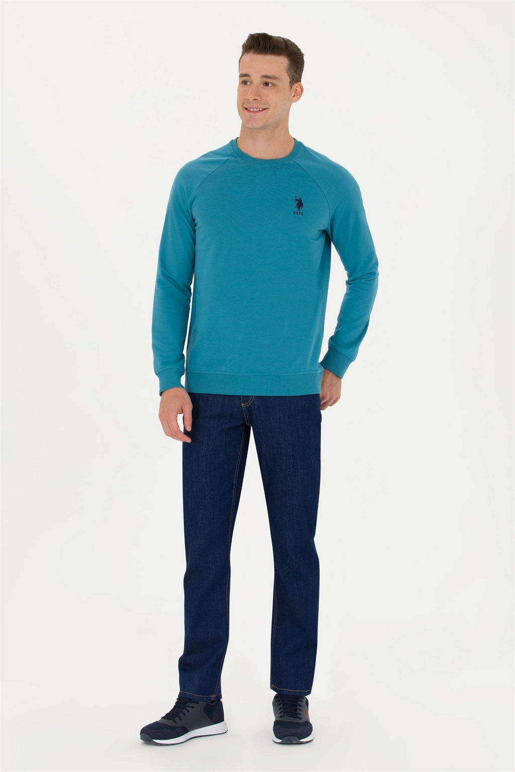 U. S. Polo Assn Мужские темно-синие джинсовые брюки - U.s. polo assn фото 3