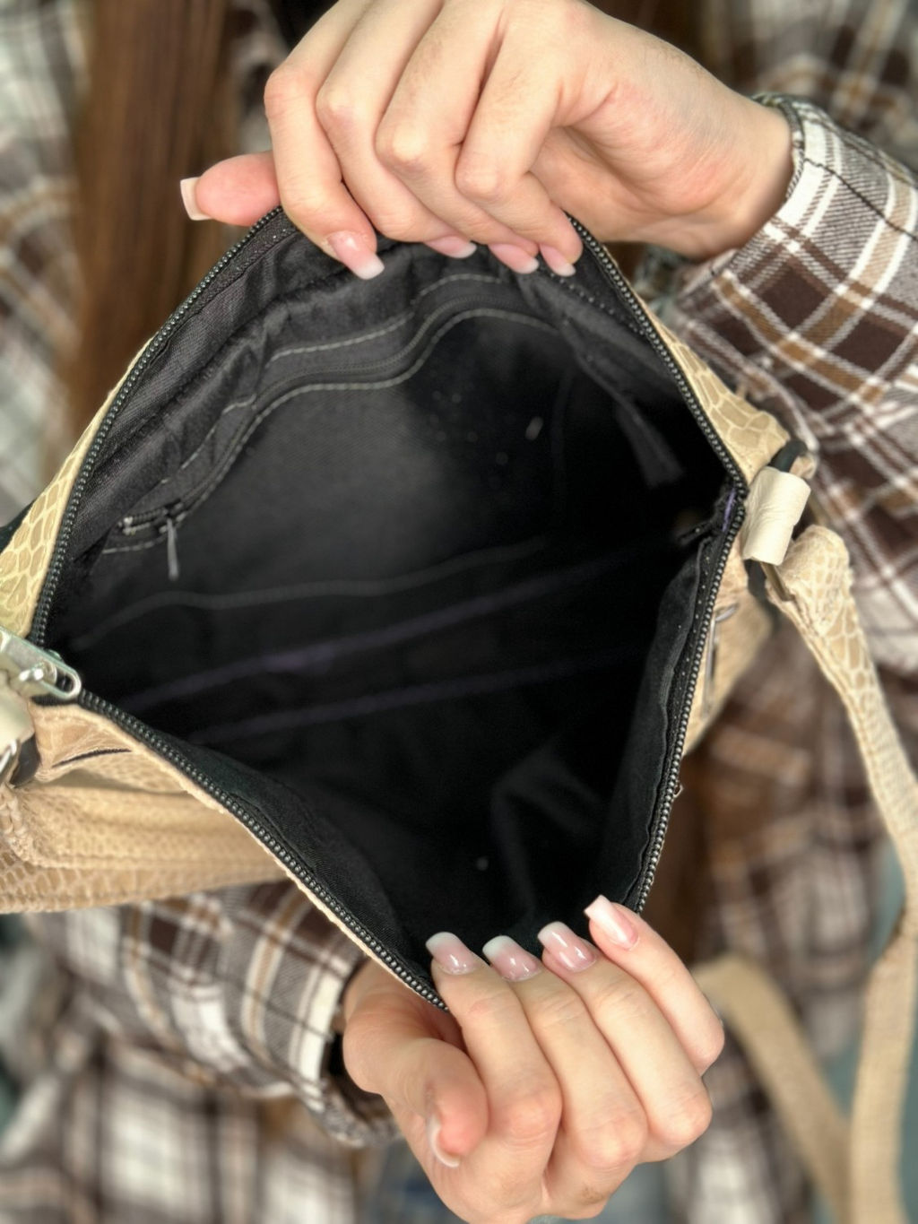 Сумка женская из телячьей кожи