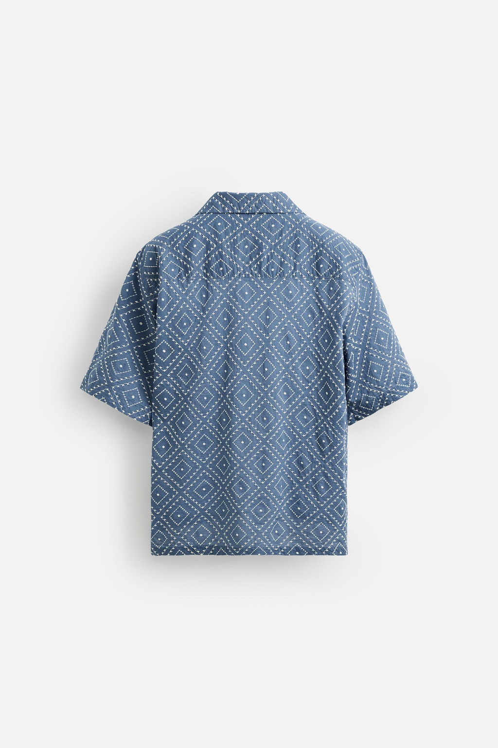 CONTRAST EMBROIDERY SHIRT - Zara фото 8