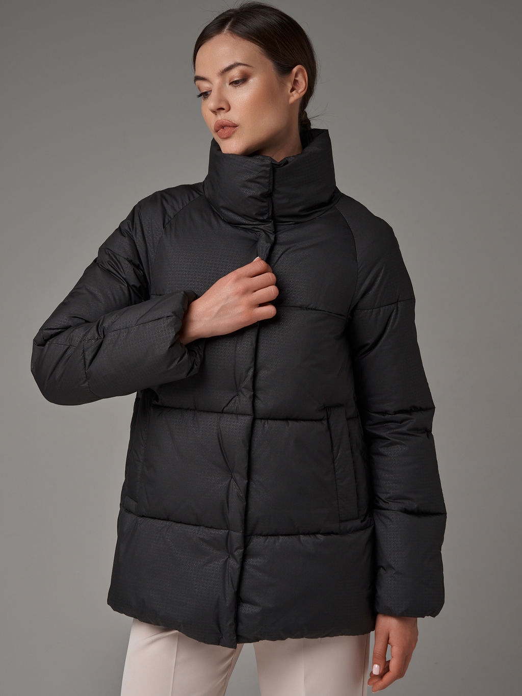 Пуховик женский 

АРТ. 71723z черный/42 - Hoops фото 6