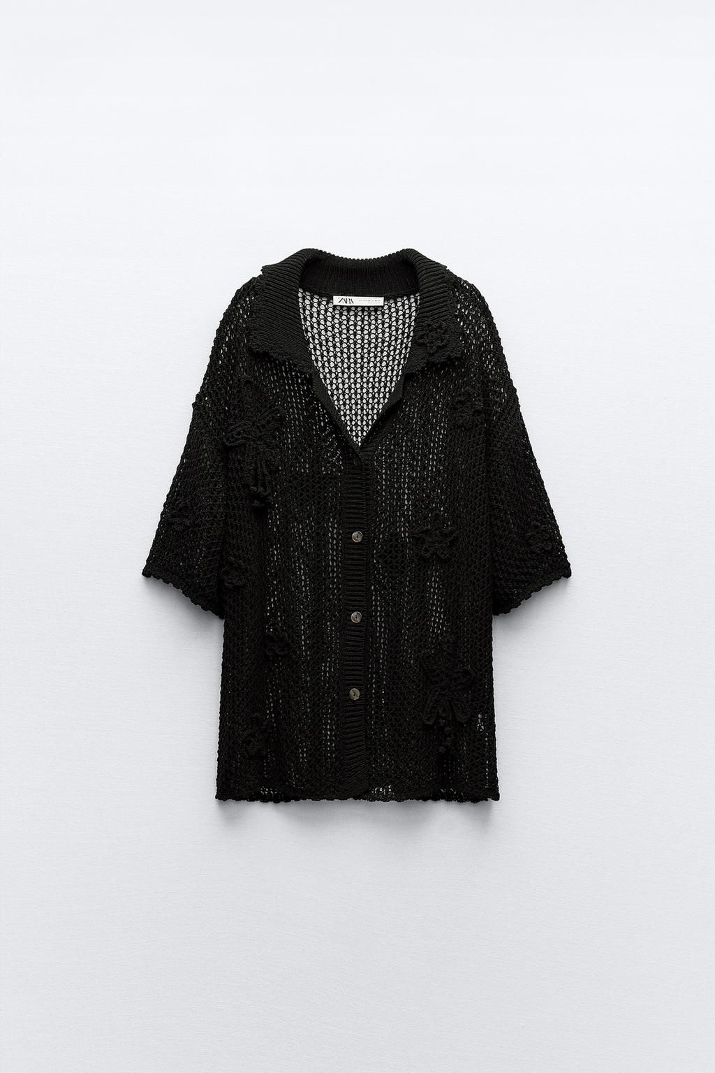 KNIT POLO TOP - Zara фото 3
