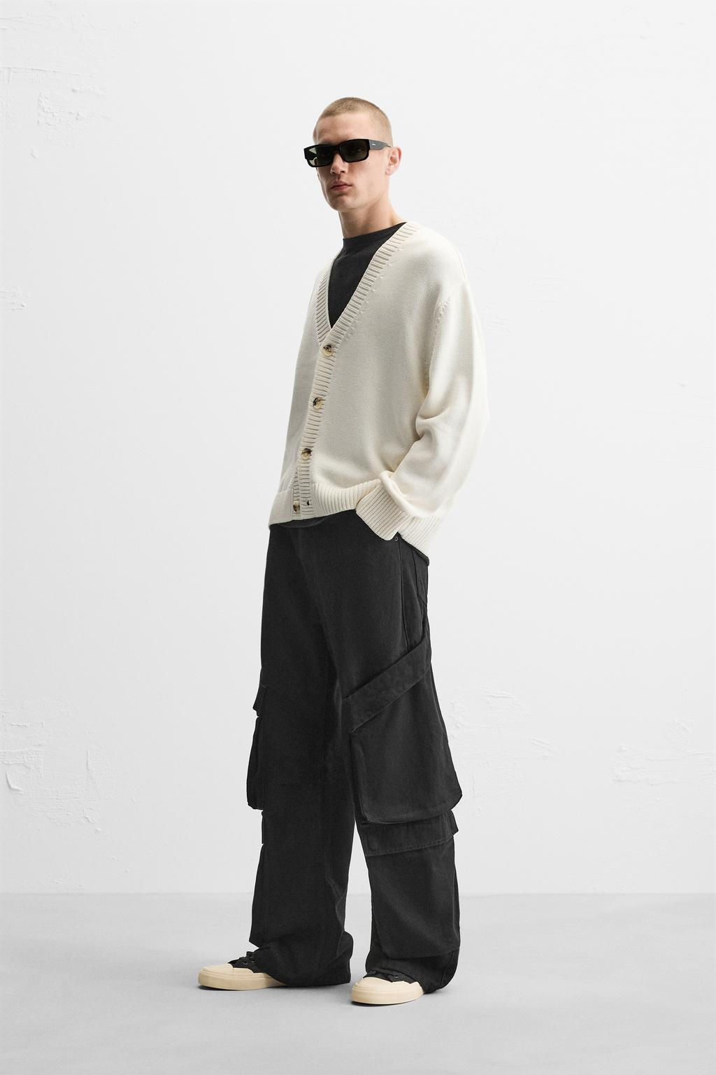 TEXTURED COTTON CARDIGAN - Zara фото 13