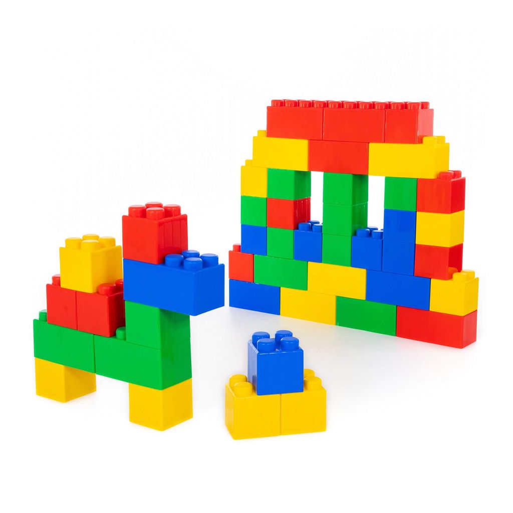 Конструктор строительный XXL, 45 элементов - Полесье фото 6