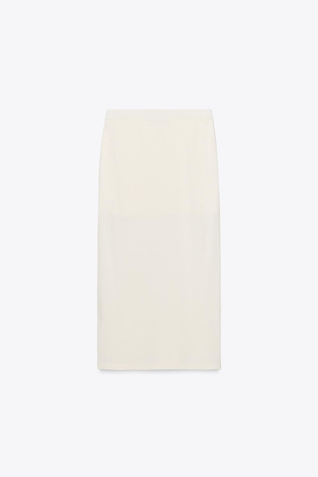 STRAIGHT KNIT SKIRT - Zara фото 7
