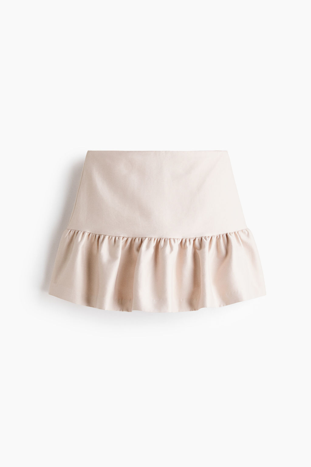 Minifalda pantal?n con volante