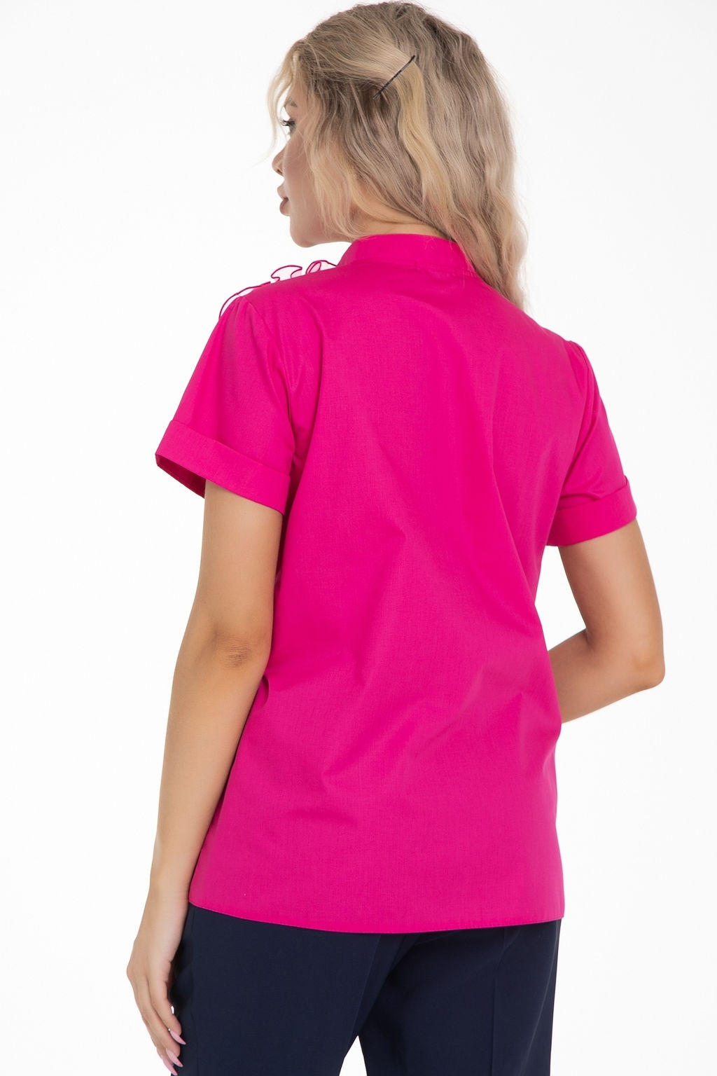 Блуза Нежность (коттон, малина) - Diolche фото 10