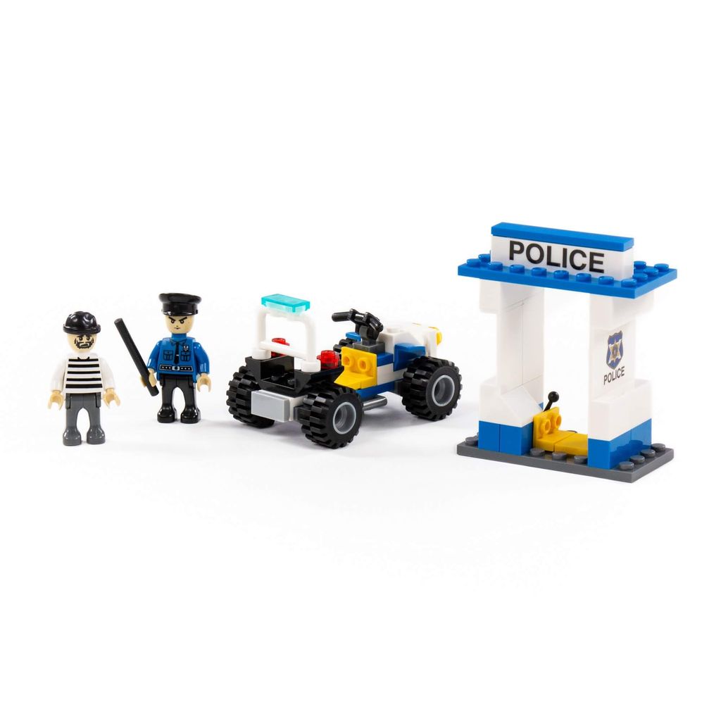 Конструктор Классик Город. Полиция-5 (83 элемента) (в коробке) - Полесье фото 4