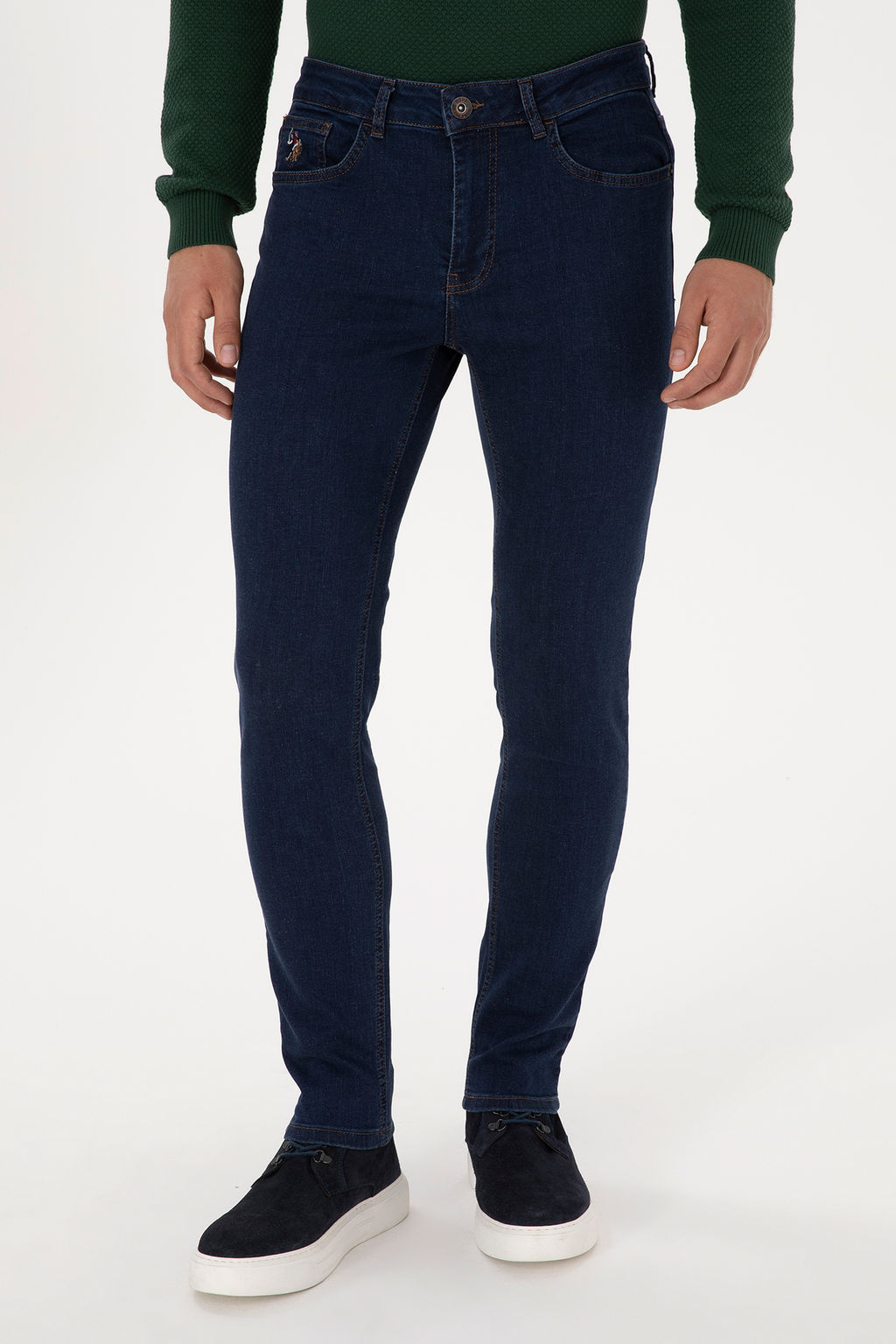 Erkek Koyu Mavi Jean Pantolon - U.s. polo assn фото 8