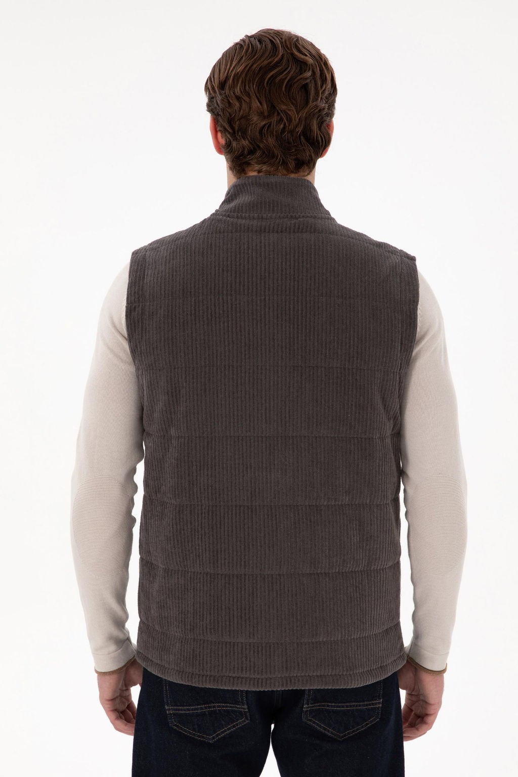 Мужской антрацитовый вязаный вязание кардиган скидка в корзине - U.s. polo assn фото 5