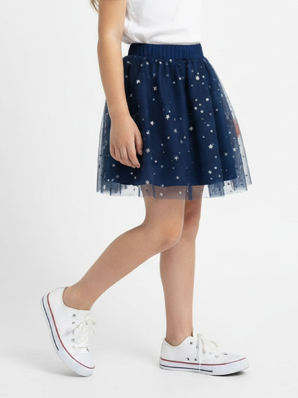 Юбка пачка из фатина 22-4796 синяя сетка - Mini maxi фото 5