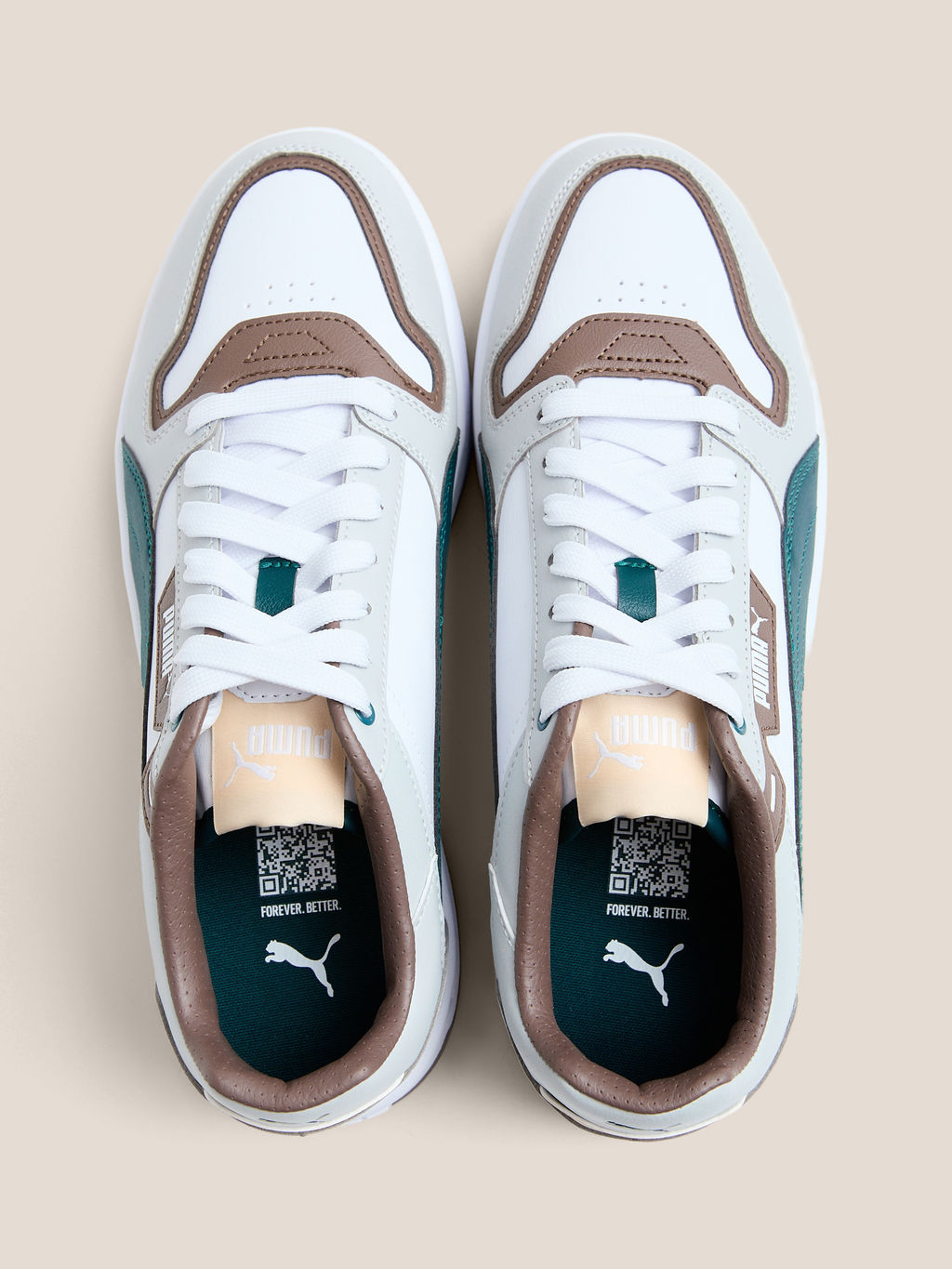 Кеды PUMA Court Classic Street Артикул 4588222, бледно-серый