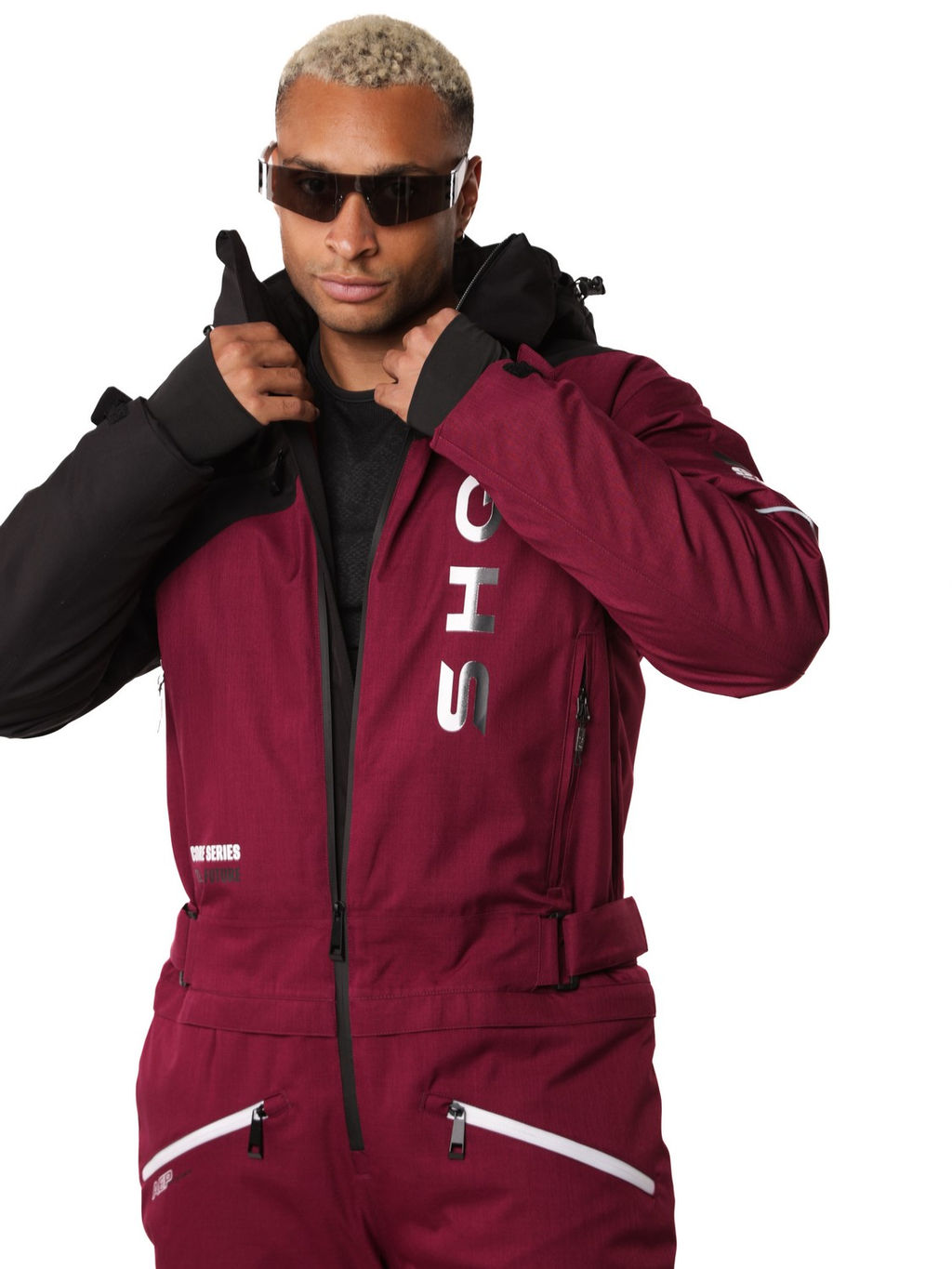 Комбинезон A-89033 Темно-бордовый