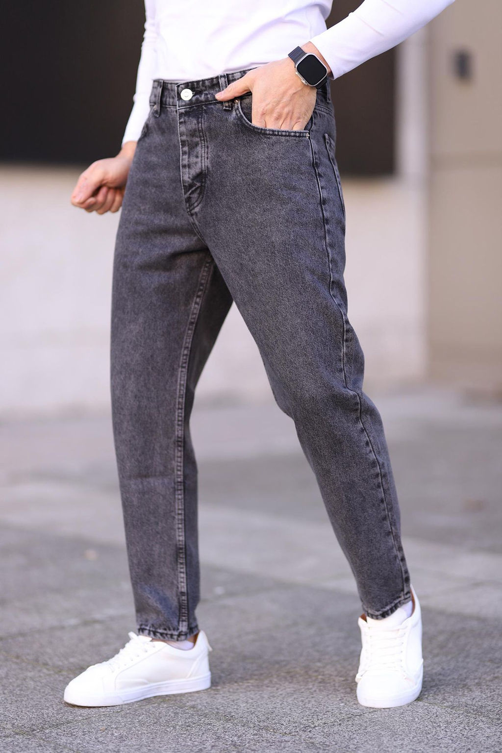 TRENDYOL MAN Ac?k Mavi Boyfriend Kot Pantolon Jeans TMNAW25JE00020 - Trendyolmilla фото 21