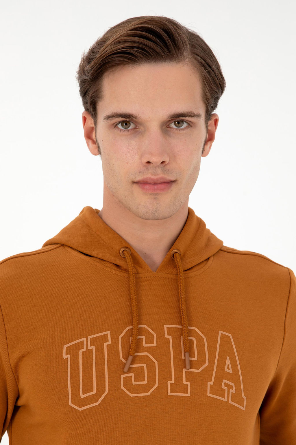 Мужской базовый свитшот кокосового цвета - U.s. polo assn фото 2